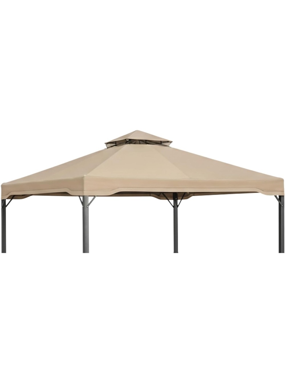 New Open Box Beige Garden Winds Reinforced RipLock 350 Replacement Canopy Top